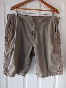 Falls Creek Men's Cargo Shorts Size 38 Taupe Beige Pockets Hiking Fishing - Bild 1 von 9