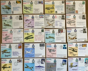 20 RAF Covers, All Flown With Info Cards - Royal Air Force Squadrons (Set Seven) - Picture 1 of 7
