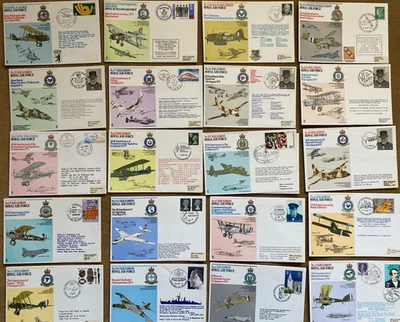 20 RAF Covers, All Flown With Info Cards - Royal Air Force Squadrons (Set Seven) - Image 1 of 4