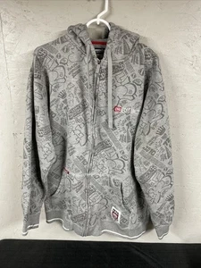 Ecko Unltd Sweatshirt Full Zip Hoodie Graffiti Men’s XL 1972 $ And A Dream - Picture 1 of 22