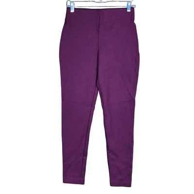 Pantalones para mujer Banana Republic granate cintura elástica leggings elásticos pequeños Foto 1 de 4