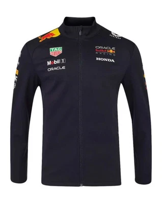 Red Bull Racing F1 Team Softshell Jacket 2025 Navy - Image 1 of 2