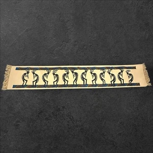 El Paso Saddle Blanket Co Dancing Kokopelli 72" × 13" Table Runner - Picture 1 of 7