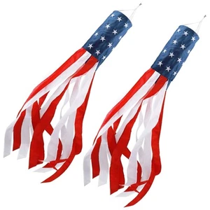 4th of July Decorations,40 Inch American Windsock Heavy Duty,Patriotic Fourth... - Picture 1 of 7