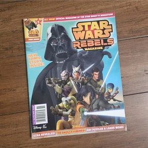 STAR WARS Rebels Magazine #1 First Issue Nov/Dec 2015 Complete Mini Poster Darth - Picture 1 of 2