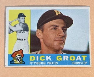 1960 Topps #258 Dick Groat Piratas de Pittsburgh ex-mt ver fotos - Imagen 1 de 2