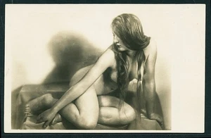 German Modernism 1930 FEMALE Risque Photo Attributed To LUTZ Naturism Long Hair - Picture 1 of 1