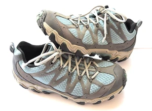 Oboz Luna Womens Athletic Trail Walking Hiking Shoes Grey/Blue Size 9 - Picture 1 of 6