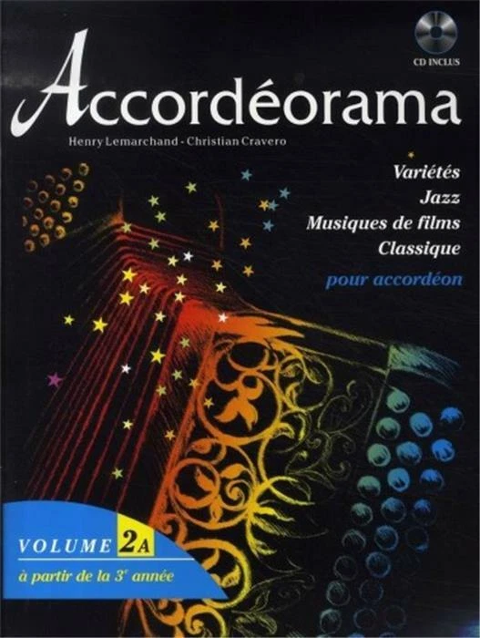 Accordéon ;Recueil de partition  Accordéorama volume 2a + CD - Photo 1/1