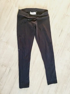 Philipp Plein Hose Leggins Gr. gr. 10 11 140 146 schwarz Strass - Bild 1 von 5