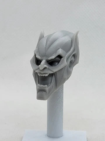 3d Printed Green Goblin Head w/Eyes1:12 scale 6" GI Joe Classified/Marvel Legend Cover