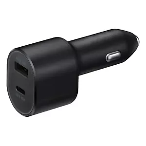Cargador rápido 45W doble puerto coche USB-C USB-A adaptador de fuente de alimentación Samsung - Imagen 1 de 4