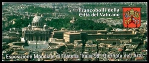 VATICANO - 1998 GIORNATA DELL'ARTE - EXPO' ITALIA '98 - SASSONE L 6  NUOVO MNH - Foto 1 di 2