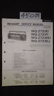 sharp wq-272 bk Service Manual Original Repair book boombox ghettoblaster radio
