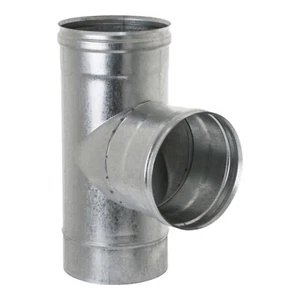 Tee Piece 87 Degree T Connector Duct Splitter Joint Tube Hose Pipe - Picture 1 of 2