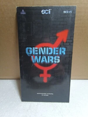 Gender Wars PC Book Box, NEW! CIB, Vintage RETRO! RARE Dutch Release English CD! - Image 1 of 4