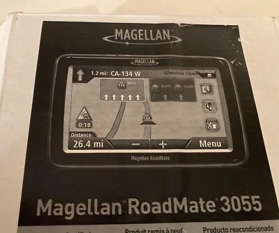 Magellan RoadMate 3055 Automotive Car GPS - Factory Refurb With Book And Cord - Image 1 of 4