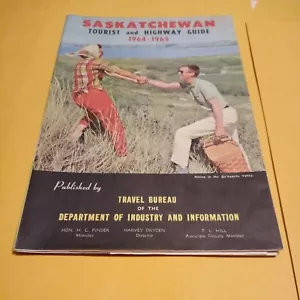 1964-1965 Saskatchewan guía turístico y de carretera senderismo en el valle de Qu'Appelle - Imagen 1 de 24