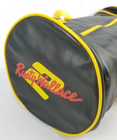 RUSTY WALLACE Gym/Cooler Bag Gas Station Give-Away 1990's Vintage Free Shipping Cover