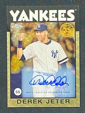 MINT 2021 TOPPS DEREK JETER SUPERFRACTOR AUTOGRAPH 86TC-34 YANKEES RE2PECT