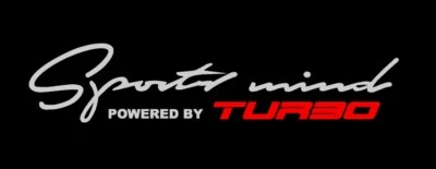 Sports Mind Powered By TURBO Car Vinyl Decal sticker emblem  Fits: MITSUBISHI - Image 1 of 3