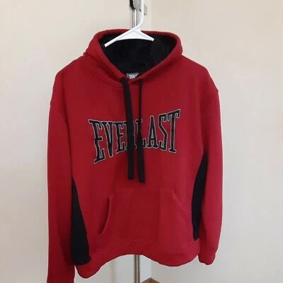 Boys Youth Size Med. Everlast Hoodie Sweatshirt  Red/Black Pre-owned - Image 1 of 4