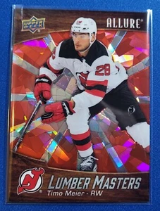 2023-24 Upper Deck Allure Lumber Masters Red 07/99 Timo Meier #LM-4 - Picture 1 of 2