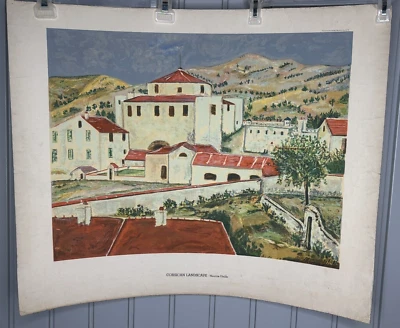 PAISAJE CORSO Maurice Utrillo Pintor Francés 1883-1955 Postimpresionista Foto 1 de 4