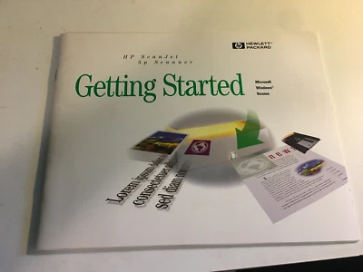 Vintage ~ HP Scanjet 5p Scanner Users Manual ~ 09/96 - Image 1 of 4