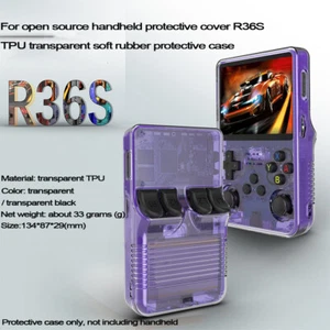 TPU Protective Case Sleeve for r36s Game console, AntiScratch Cover Soft Skin - Picture 1 of 8