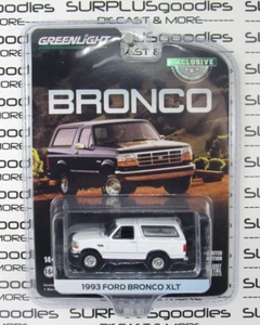2024 Greenlight 1:64 Hobby Exclusive: White 1993 FORD BRONCO XLT OJ Item #30452 - Picture 1 of 5