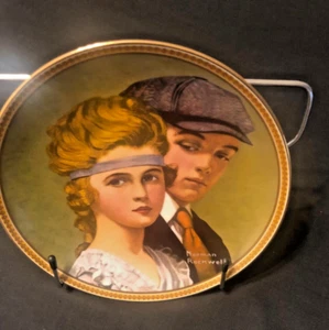 Norman Rockwell Collectable Plates "Meeting on the Path"  Tenth Issue. - Picture 1 of 11