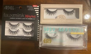 4 sets of Self Adhesive lashes: House of Lashes Iconic Lite, Ardell FauxMink, BB - Picture 1 of 8