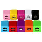 Color 2 Ports Usb Output 5V Wall Charger Plug Travel Power Adapter Phon Wf