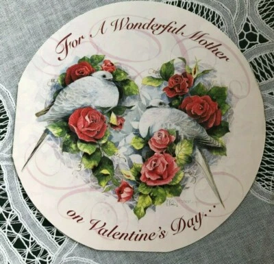 `VINTAGE 1998 LEANIN TREE GREETING CARD - VALENTINES DAY - MOTHER - Image 1 of 2