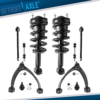 10pc Front Struts Upper Control Arms Tie Rods for Silverado Sierra Yukon XL 1500 - Image 1 of 4