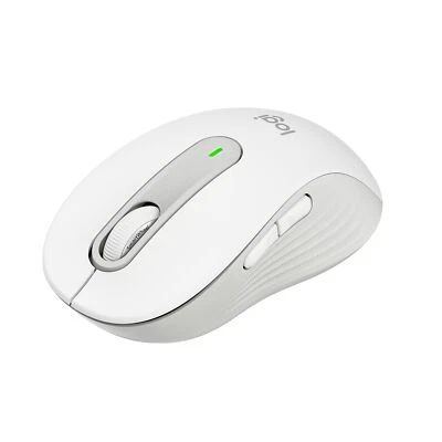 Logitech Signature M650 Wireless Mouse Quiet Comfort Adaptive Scroll Off White - Image 1 of 4
