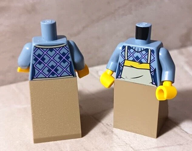 New LEGO Holiday Outfit Apron Mom Grandma Sweater Dress Skirt ADD YOUR HEAD Tors - Image 1 of 1