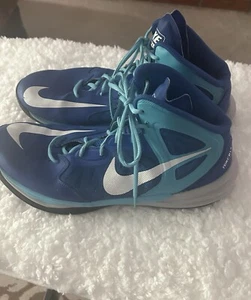 Size 11.5 - Nike Prime Hype DF Mid Blue - Picture 1 of 10