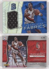 2015-16 Panini Spectra Franchise Fabrics Silver Prizm /49 Kevin Duckworth #46