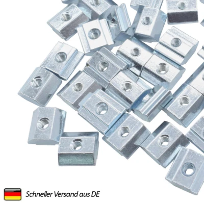 20x M5 Nutenstein Mutter 2020 3D Drucker Nut6 Profil Hammermutter 6mm NUT-6 2040 - Bild 1 von 4