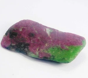 67 Ct Natural ruby zoisite Huge Rough Earth Mined CERTIFIED Green Loose Gemstone - Picture 1 of 10