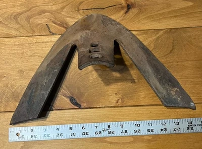 Vintage Antique Rustic Southern 104 14x 4" Cultivator Plow Point Sweep - Image 1 of 4