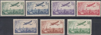 FRANCE Poste Aérienne 1936 Yvert 8/14 Neuf * (ref#22076) - Photo 1/2