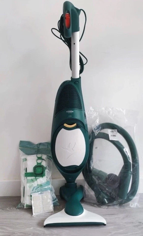 VORWERK FOLLETTO Vk140 Con Hd40 SCOPA ELETTRICA CON GARANZIA KIT TUBI - Image 1 of 1