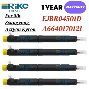 Diesel Fuel Injector EJBR04501D A6640170121 for Ssangyong Actyon Kyron - Picture 1 of 7