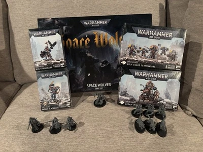 Space Wolves Army Lot. Army Set + Lots More. Warhammer 40k. Mostly NoS - Image 1 of 4