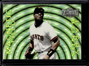 1997 Skybox Metal Universe Barry Bonds Magnetic Field #3 Giants - Picture 1 of 2
