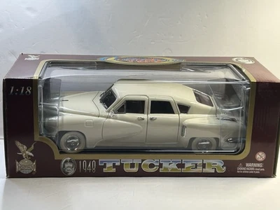 Road Legends 1948 Tucker White 1:18 Die Cast #92268 New - Image 1 of 4