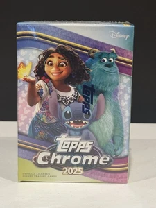 2025 TOPPS CHROME DISNEY VALUE BLASTER BOX (28 Cards) IN HAND Brand New Sealed - Picture 1 of 5